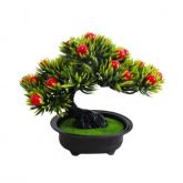 Vaso decorativo bonsai frutas 20x25cm