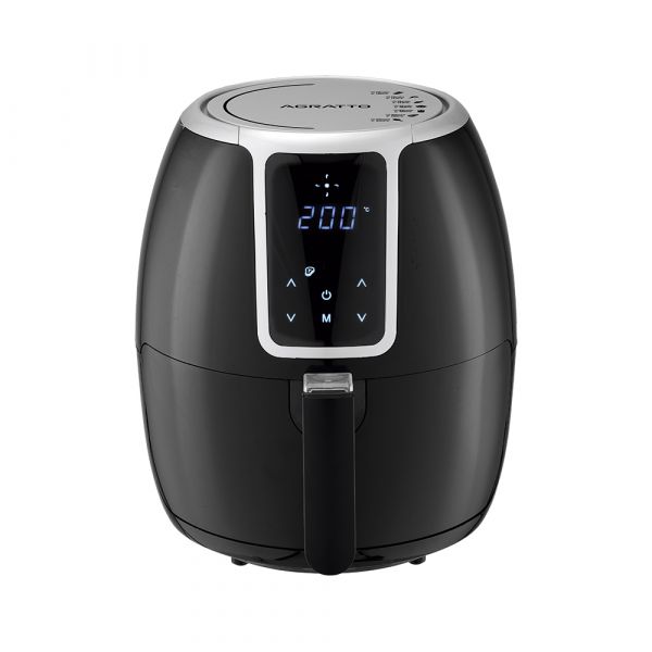 A0 - Fritadeira Elétrica Air Fryer Digital Supremma 3,6L Agratto Preta