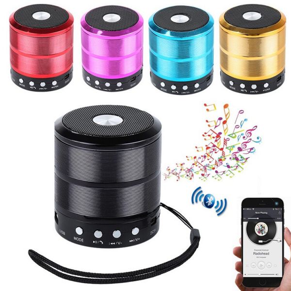 Mini Speaker Caixa de Som Portátil WS-887