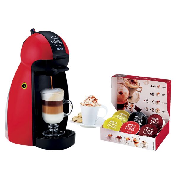 Cafeteira Expresso Arno Dolce Gusto Vermelho