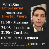 WorkShop Empresarial - Treinamento de Liderança é Desenvolvimento estratégico.