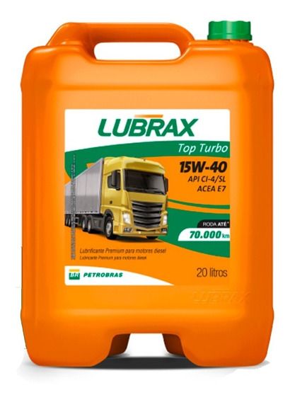 Óleo Motor Lubrax Top Turbo 15w40 Api Ci-4 Diesel 20 Litros