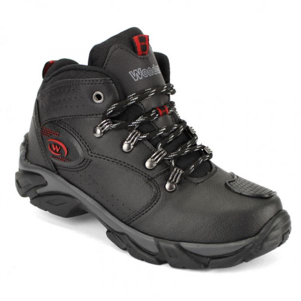 BOTA WONDER 1054 (38-43) - PRETO VERMELHO