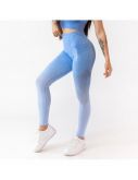 Legging Sem Costura Azul Push Up