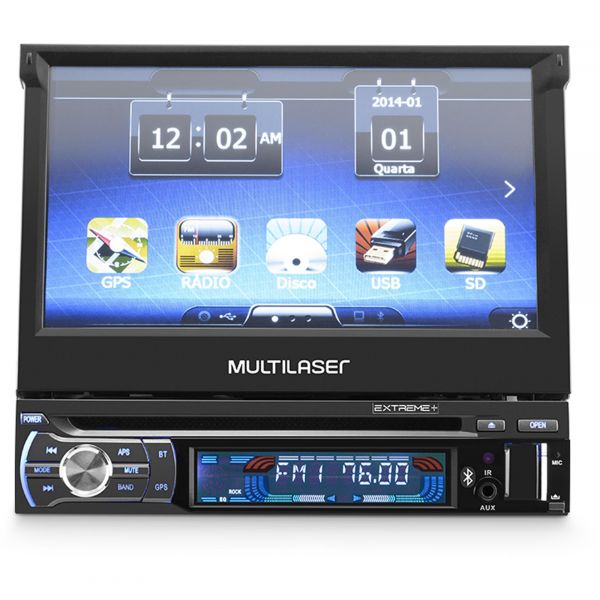 DVD GPS Retratil 7