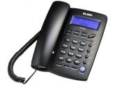 Telefone com fio identificador viva voz preto TCF 3000 ELGIN