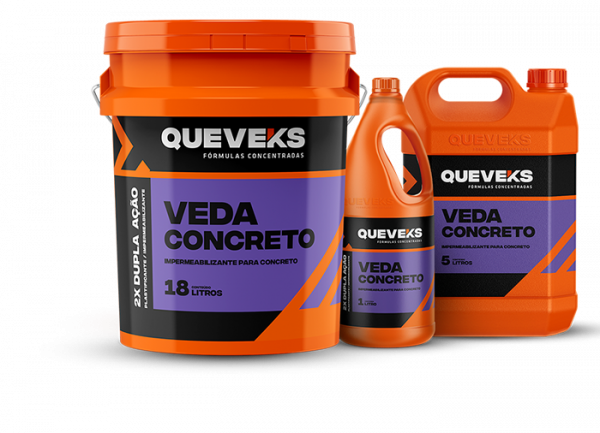 VEDA CONCRETO - Kit com 03 unidades