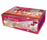 CONJUNTO TAÇAS PARA SOBREMESA BARROCO 6 PEÇAS