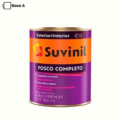 Base A Tinta Acrílico Fosco Completo 0,8L Suvinil