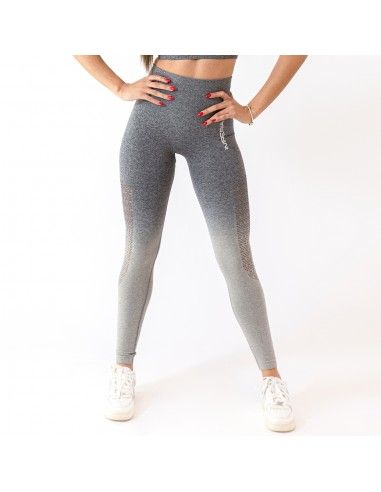 IMPERIA - Legging Sem Costura Gris Micro - Push Up