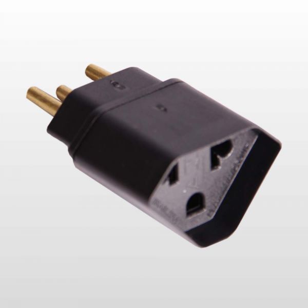 Adaptador 2P+T 3 Pinos 10AMP Preto Mecatool