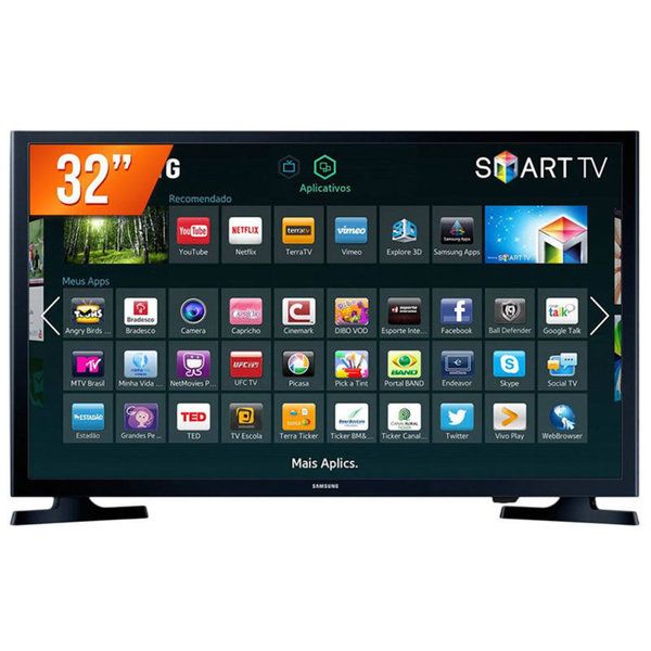 Televisor Smart Business Samsung HG32NE595JGXZD Tela 32 LED HD Digital Wi-Fi 2 HDMI 1 USB