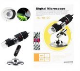 Microscópio Digital c/Zoom 1000X Reias - Câmera 2.0 Mega Pixels USB 6 LEDS