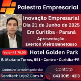 0 - Palestra Empresarial - Inovação Empresarial - Em Curitiba - Paraná