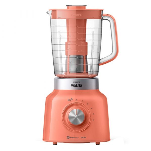 Liquidificador Problend 6 Lâminas Philips Walita - RI2134 - Coral