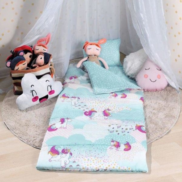 Saco de Dormir Infantil 0,70x1,40cm Unicornio Santista - SAINFSDDB1MAGIC