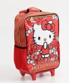 Mochila Infantil Escolar Rodinha Hello Kitty Sanrio